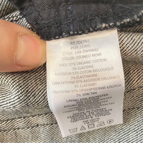 Re/Done Black Ankle & Cropped Jeans - Picture 15 of 16